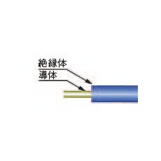 0.3mm2× 50m 電子機器用ビニル電線[KV](青)【EA940AL-3BA】