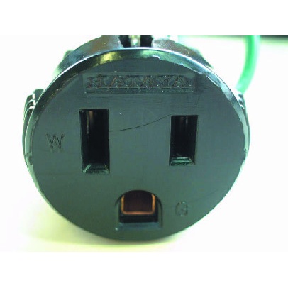 AC125V/15A アースアダプター【EA940BA-1】