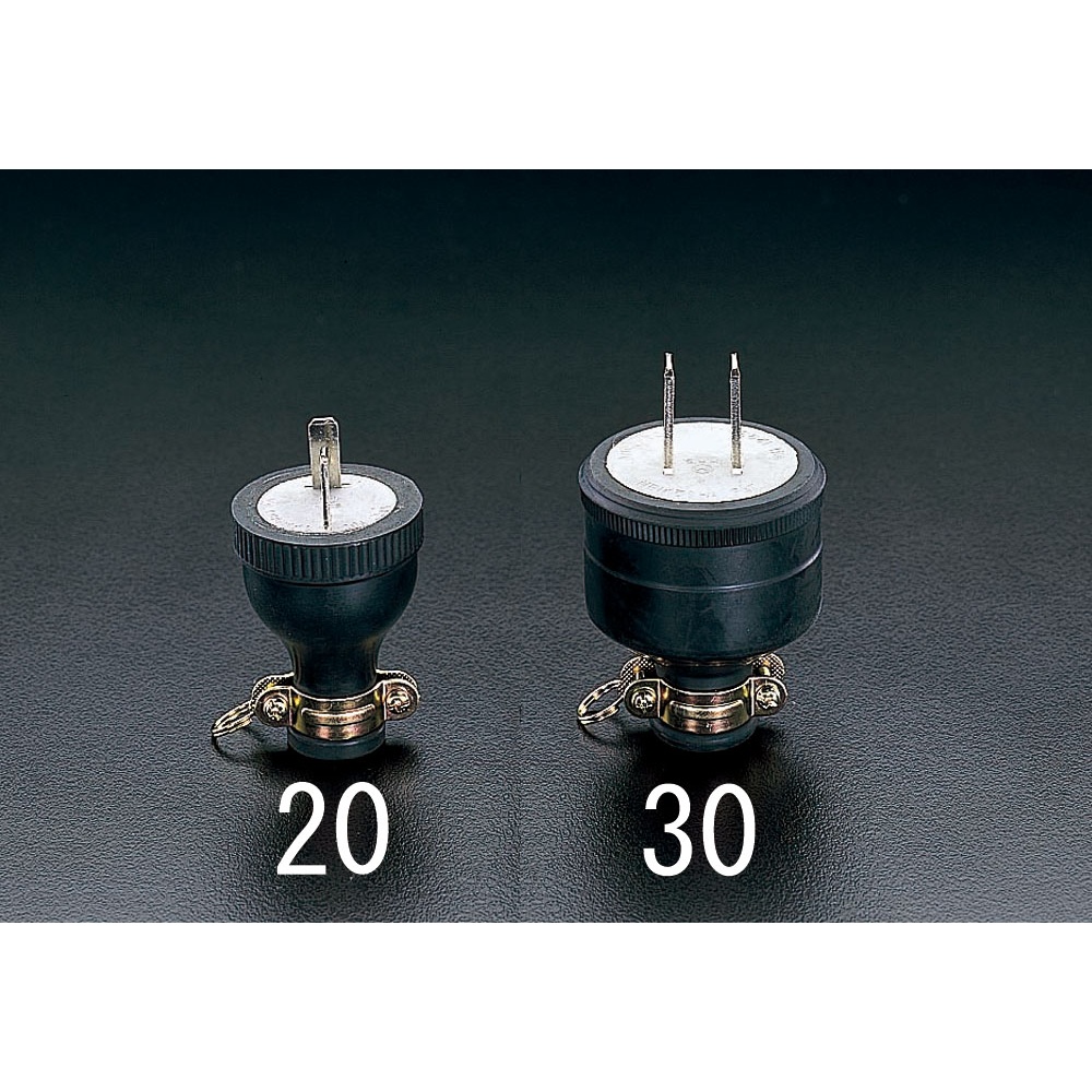 AC250V/30A プラグ(2P)【EA940BY-30】