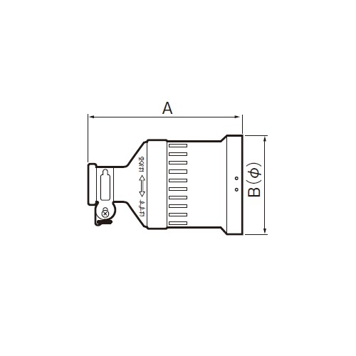 250V/20A 防水型引掛けコネクタ(接地3P)【EA940BZ-134】