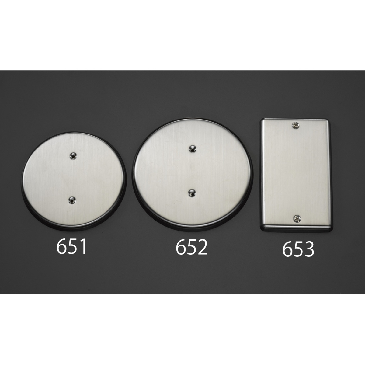 φ124.5mm カバープレート(丸型・ステンレス製)【EA940CE-652】