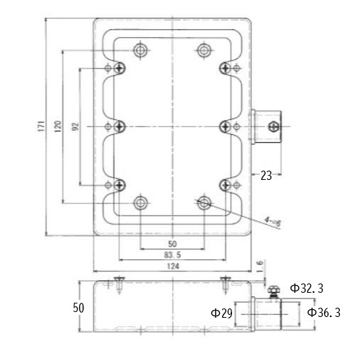 E31 露出スイッチボックス(1方出/3個用)【EA940CS-7】