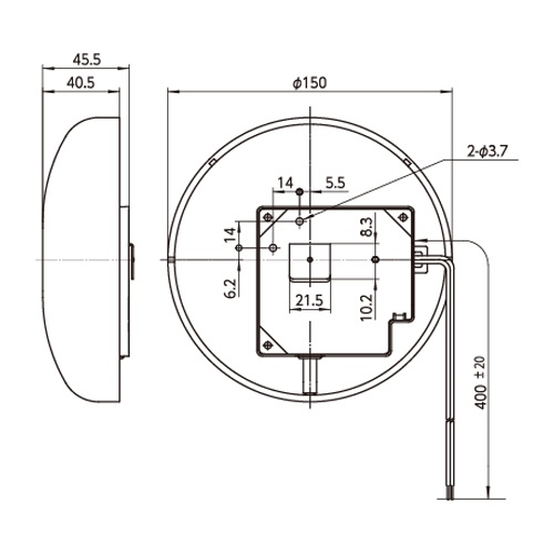 DC24V/150mm 火災報知用ベル【EA940DD-11】
