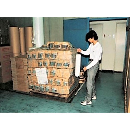 300mm×500m/18ミクロン ストレッチフィルム/6巻【EA944TA-1】