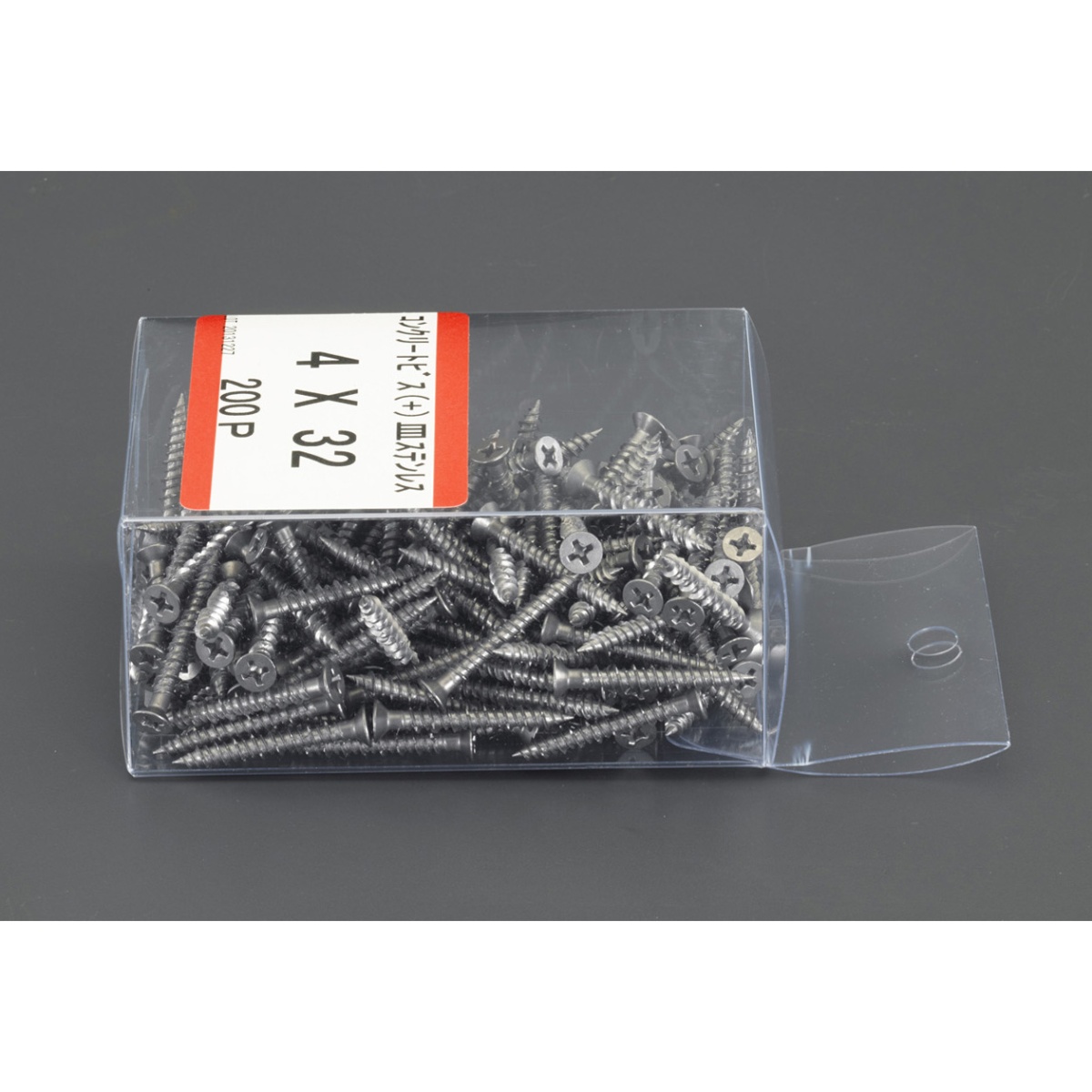4.0×32mm コンクリートビス(皿頭/ステンレス/200本)【EA945SS-2】