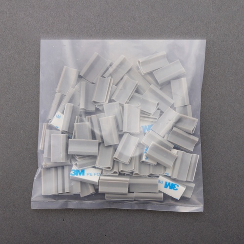 13×15mm ケーブルクランプ(粘着付/100個)【EA947FB-115】