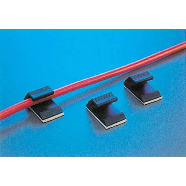 6.3mm ケーブルクリップ(10個)【EA947FB-6.3A】