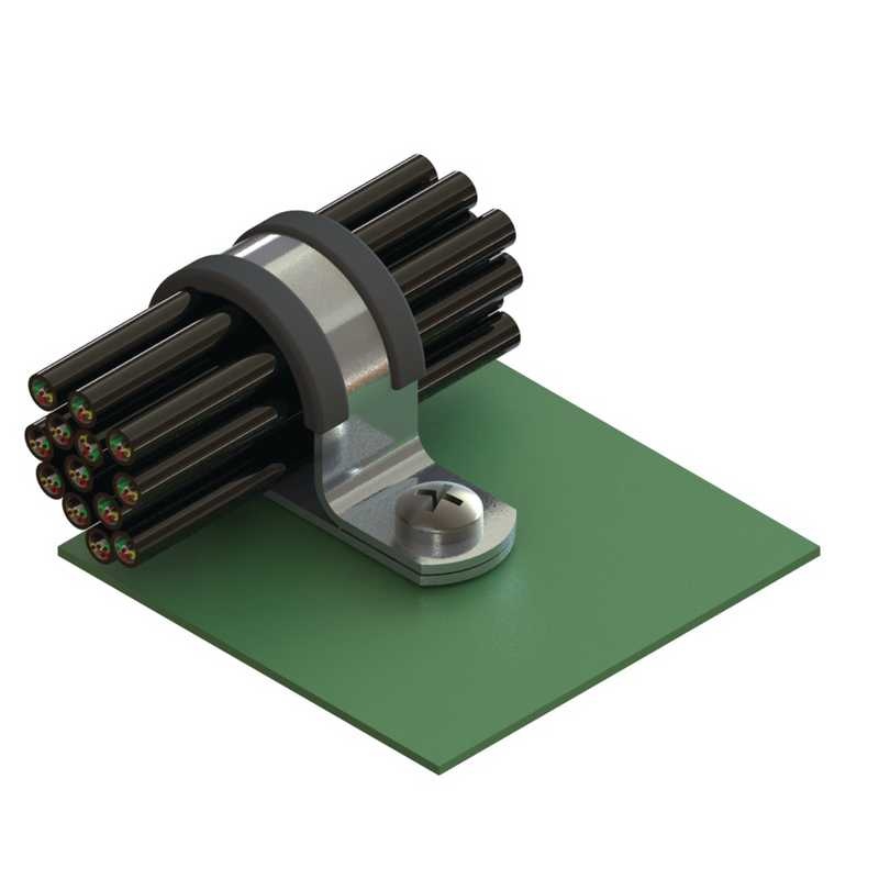 31.8mm パイプクランプ(ゴムライナー付/10個)【EA947FE-19A】