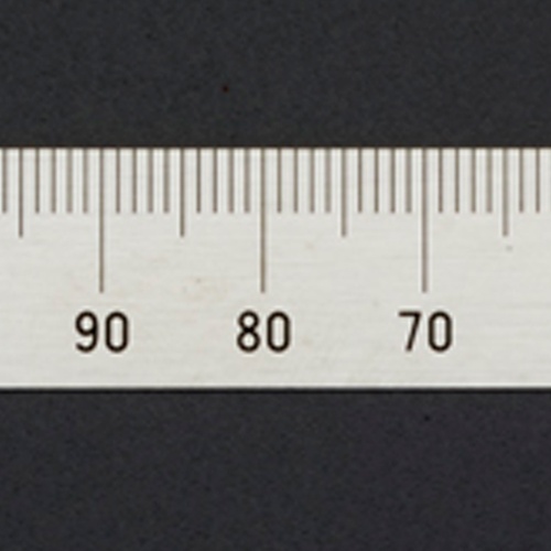 300mm[左方向/上目盛]スケール(ステンレス)【EA948JD-15】