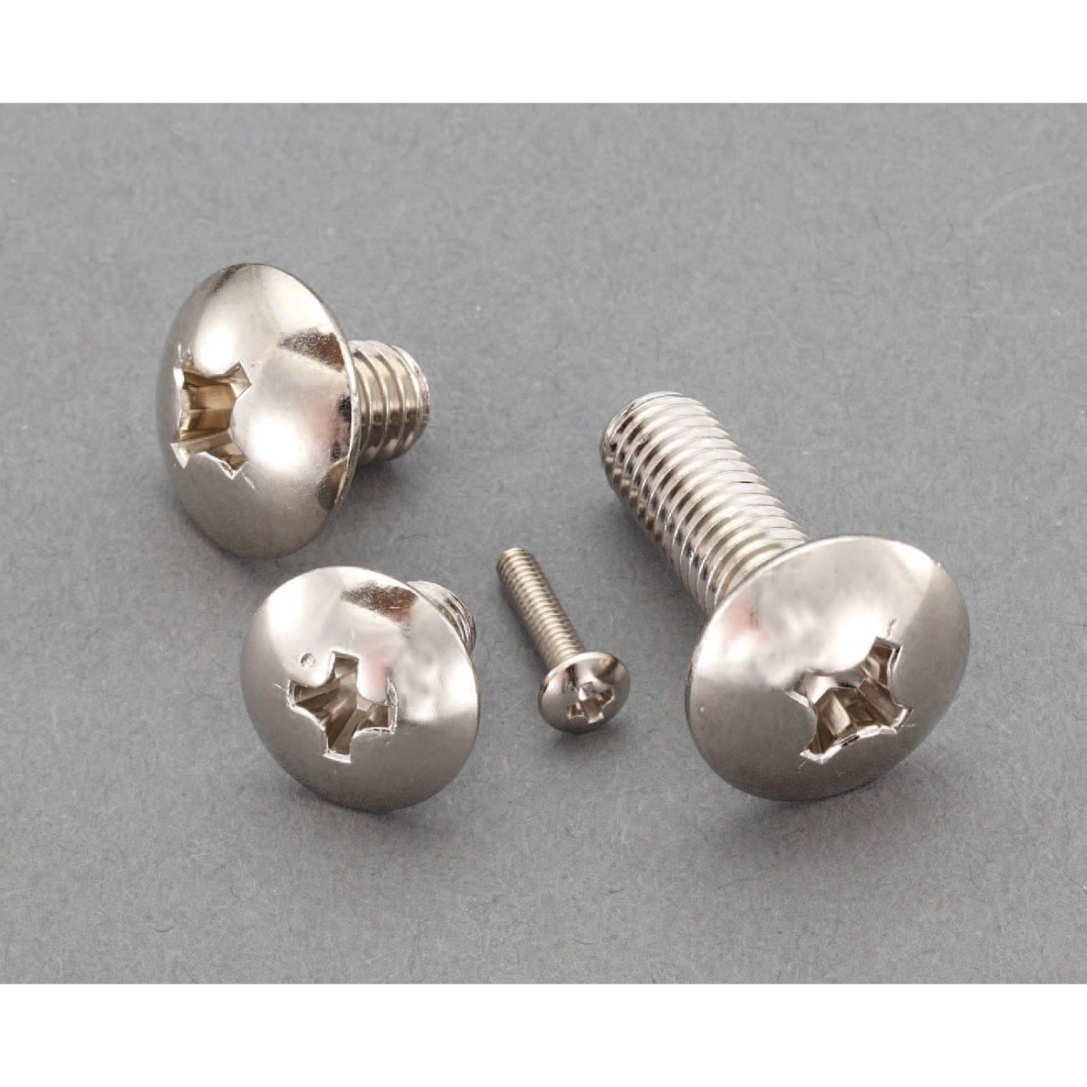 M2-M6 トラス頭小ねじセット(真鍮ニッケルメッキ)【EA949AE-93】