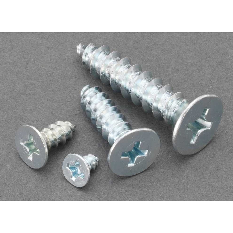 3-6mm 皿頭タッピングビスセット/鉄ユニクロ【EA949AK-11】