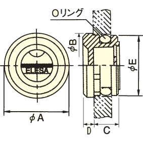 32mm オイルウィンドウ(ライン型)【EA949CX-72】