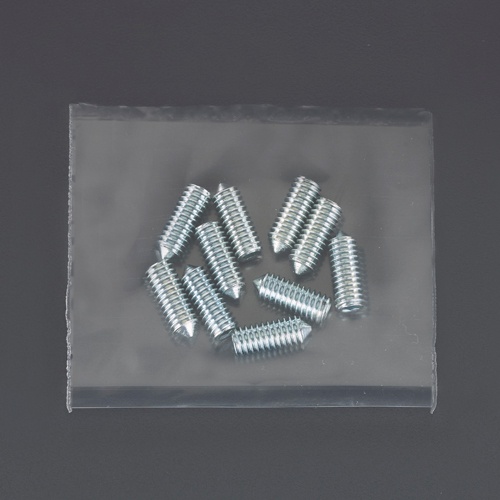 M 3× 4mm 六角穴付ねじ(トガリ先/ユニクロ/10本)【EA949DZ-32】