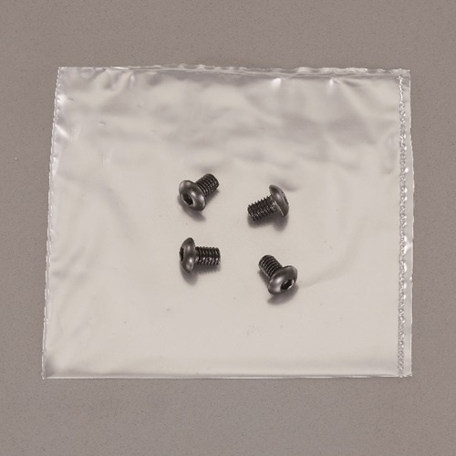 M 4x 5mm六角穴付ボタンボルト(ステンレス/黒色/4本)【EA949MS-405】