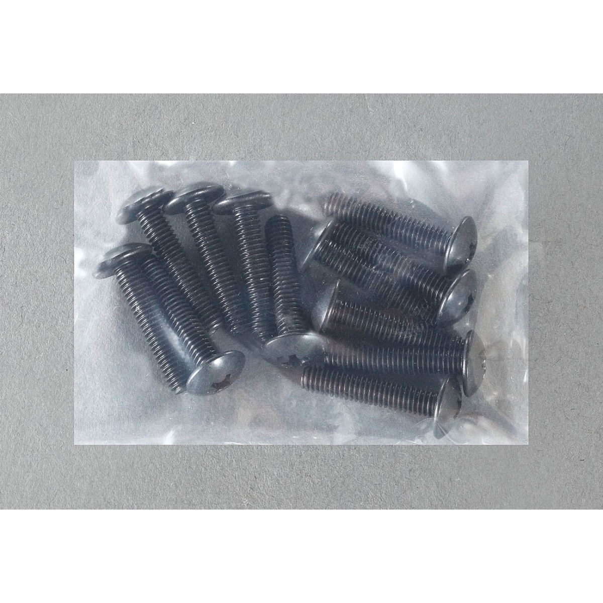 M6x25mm トラス頭小ねじ(ステンレス/黒色/8本)【EA949TG-625】
