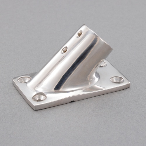 25mm パイプ用アングルベース(ステンレス製)【EA951EW-151】