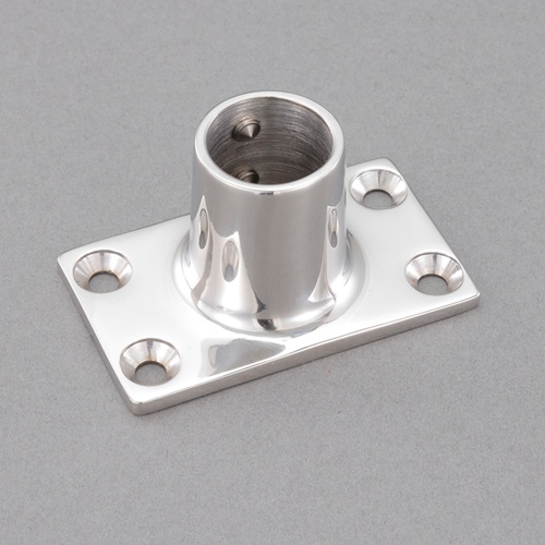 25mm パイプ用アングルベース(ステンレス製)【EA951EW-154】