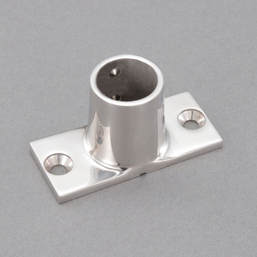 25mm パイプ用アングルベース(ステンレス製)【EA951EW-155】