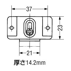 46mm マグキャッチ(茶)【EA951MA-8】
