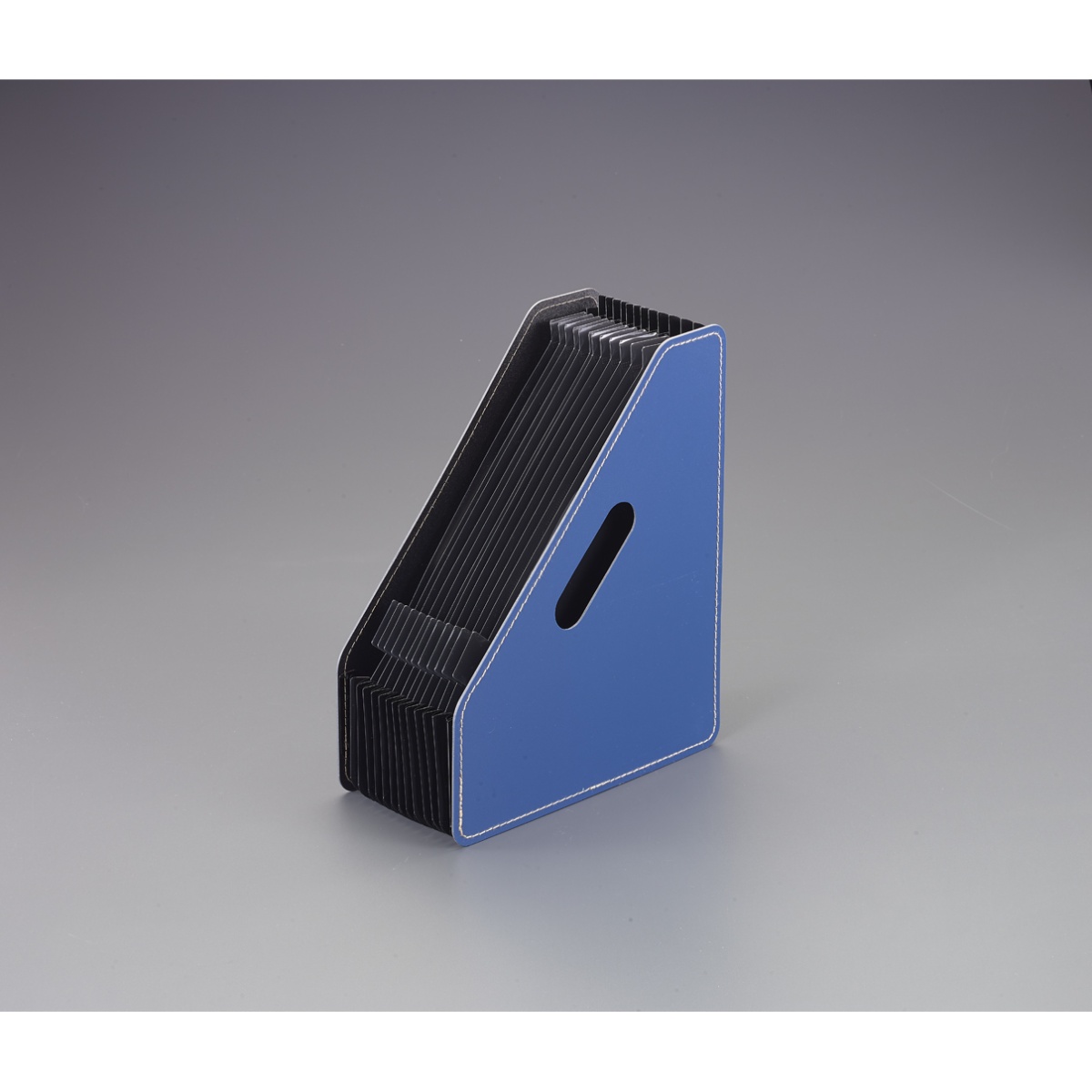 325x260x330mm ファイルスタンド(伸縮式/ブルー)【EA954TD-141】