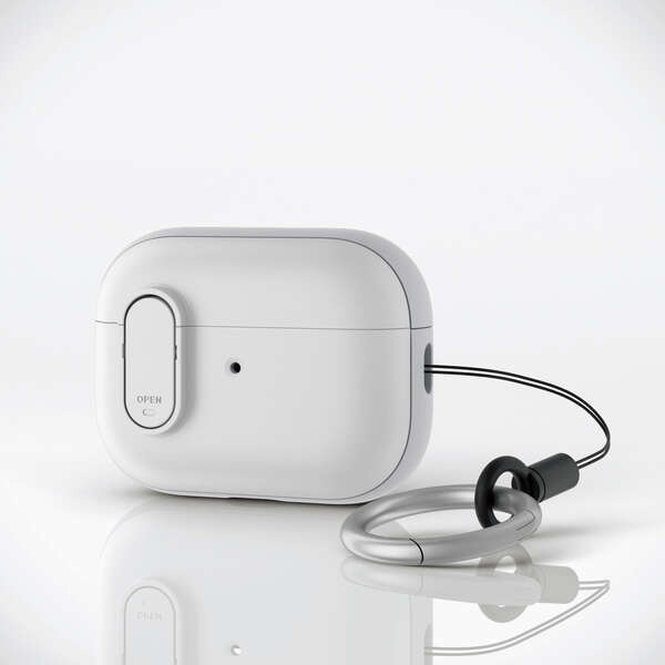 AirPods Pro(第2世代)用TOUGH SLIM Lockケース AVA-AP4TSLWH エレコム 