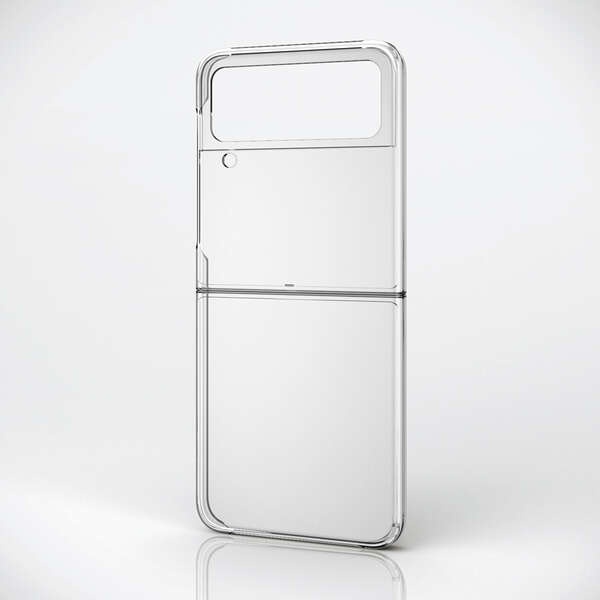 Galaxy Z Flip4 ハードケース 極み PM-G225PVKCR エレコム製