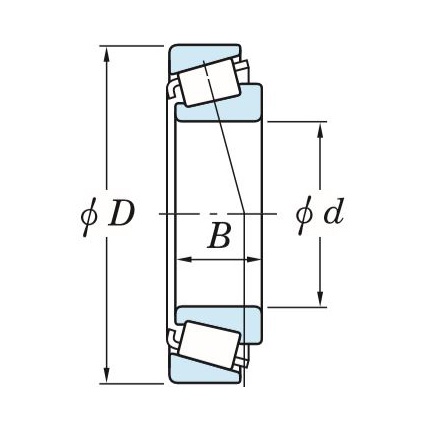 [32020]円すいころ軸受【EA966LB-020】