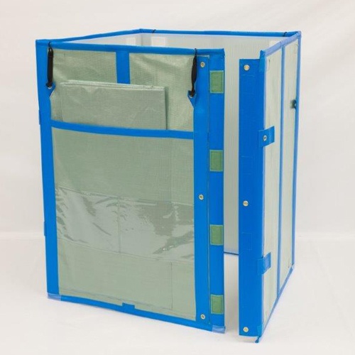 830x830x1100mm フレコンバッグスタンド(産廃用)【EA981WN-302】