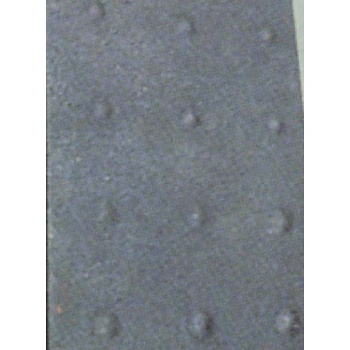 100x1000mm 滑止ラバー(フォークリフト用/突起/2枚)【EA981ZA-2】