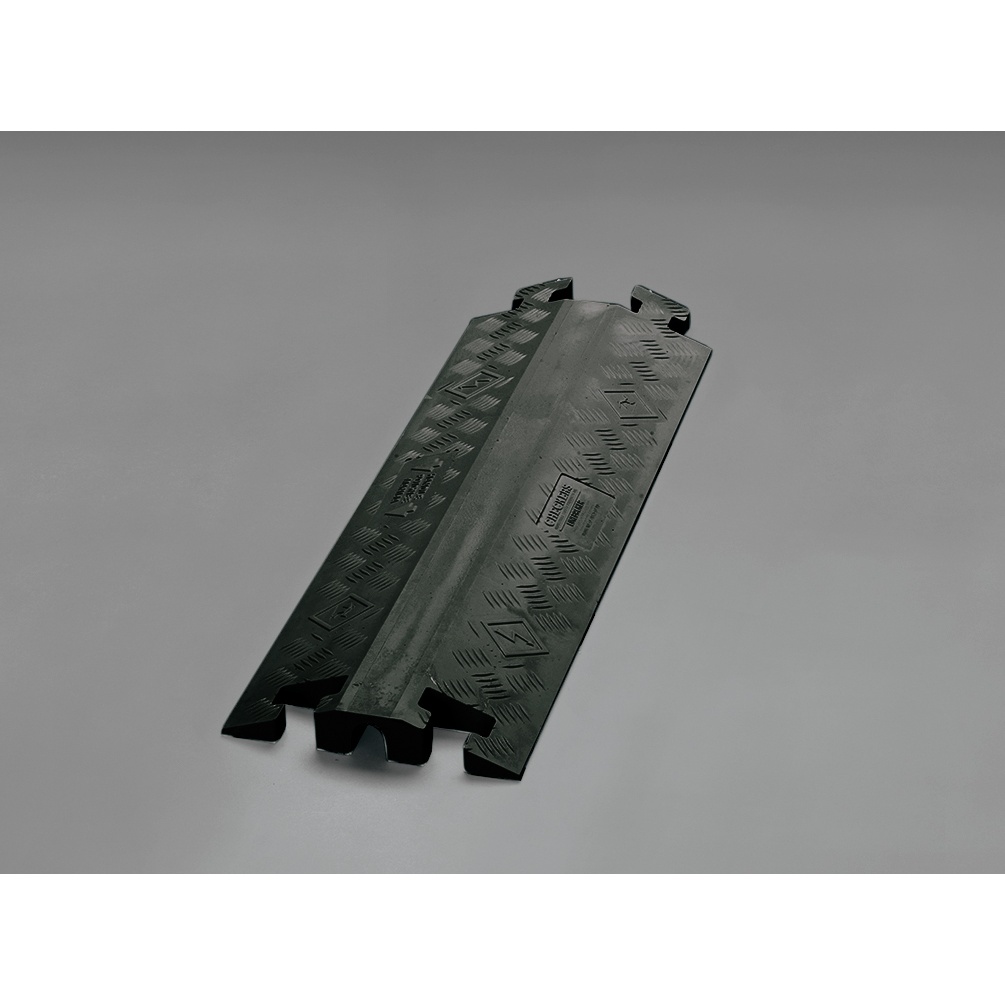 914x362x76mm ケーブルプロテクター(下スリット/黒)【EA983PD-6】