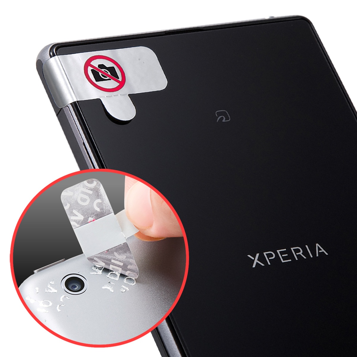 30x20mm 撮影禁止セキュリティシール(50枚)【EA983TS-23】