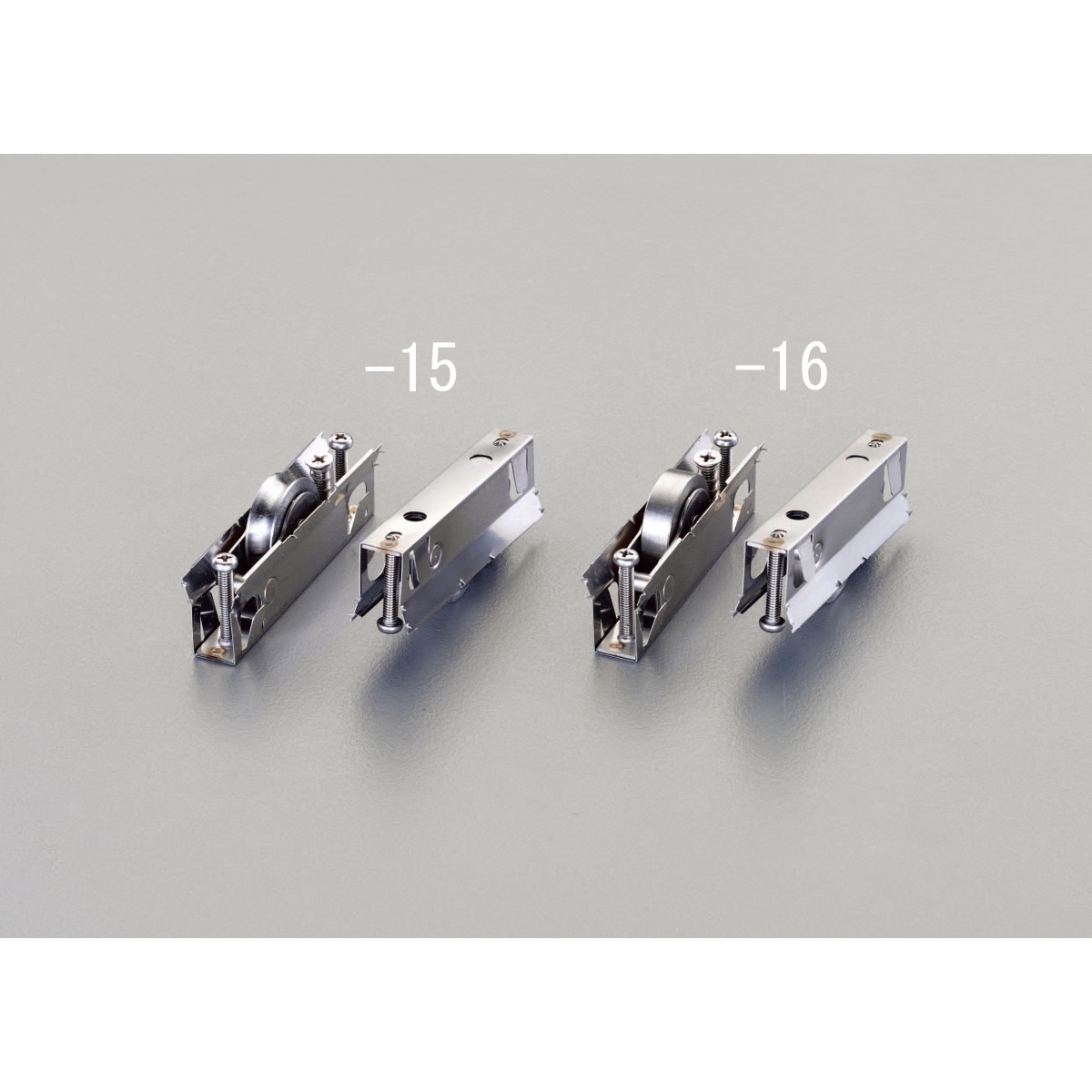 戸車(サッシ用・平レール・ジュラコン(R)車・ステンレス枠)2個【EA986RJ-14】