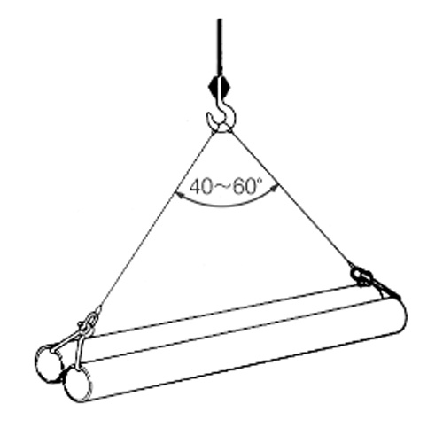 250kg パイプ用吊フック【EA987NG-1】
