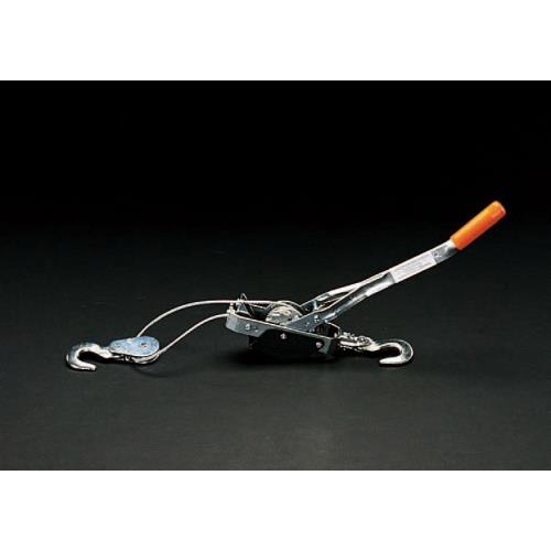 2000kg ケーブルホイストプーラー EA988DB-2 エスコ製｜電子部品