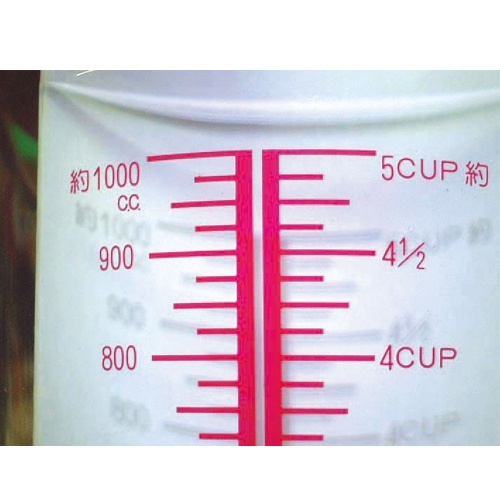 500ml 計量カップ(プラスチック製)【EA991KP-12】