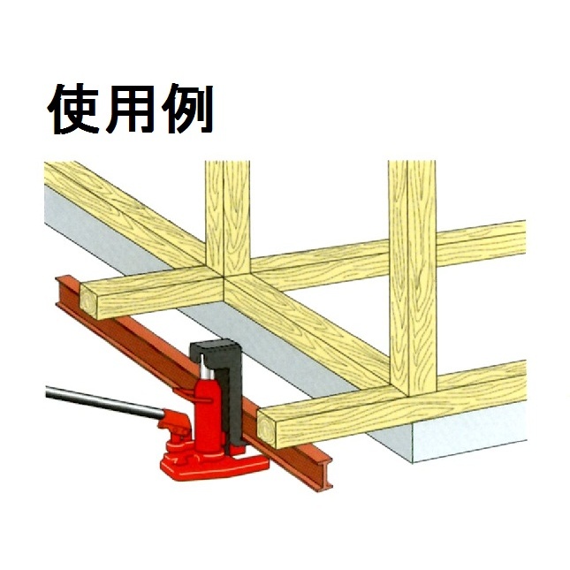 2.0ton/19-131mm 爪付ジャッキ(長爪)【EA993LW-2】