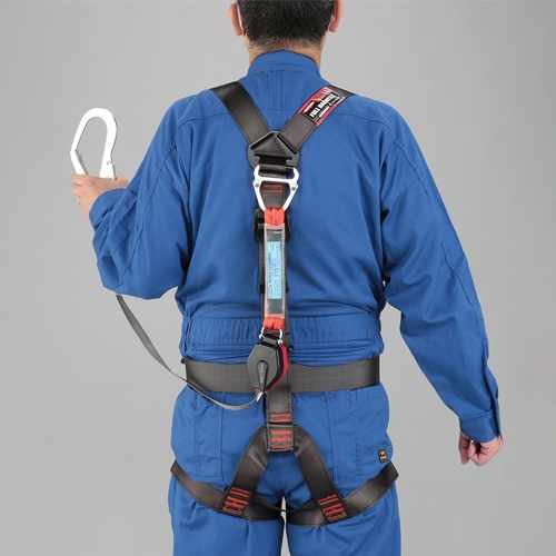 墜落制止用器具(フルハーネス/巻取式ランヤード付)【EA998FF-45】