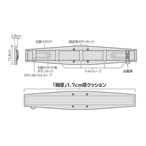 ベルトサポーター【EA998JB-25】