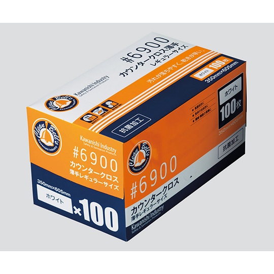 カウンタークロス 6900W 100枚【3-4887-01】