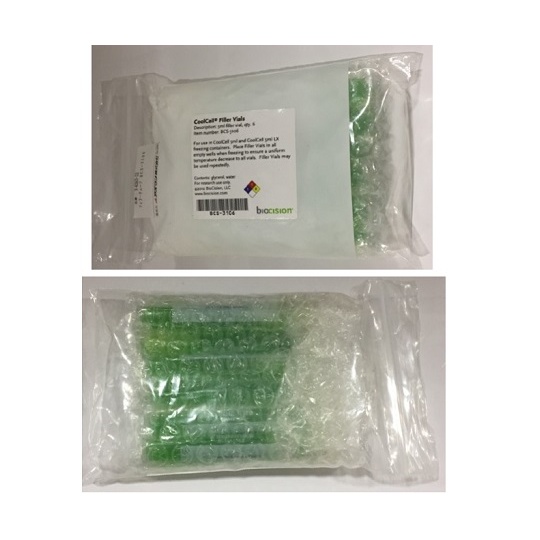 アルコールフリー細胞凍結コンテナー用CoolCellフィラーチューブ5mL 1式(6本入)【BCS-3106】