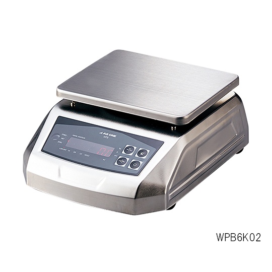 防塵防水電子天秤 WPB15K1【3-6685-03】