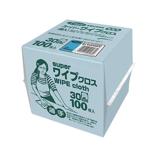 958300 スーパーワイプクロス青【3-7455-13】