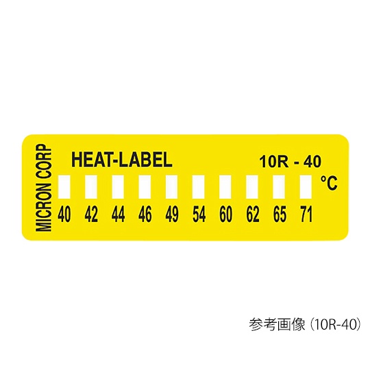 ヒートラベル(不可逆性)10点表示 10【3-8771-07】