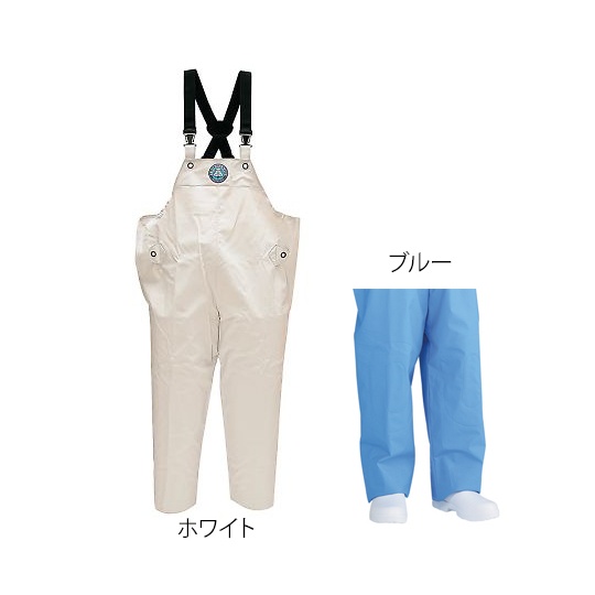 水産サロペット RA-97 白 M【3-9337-02】