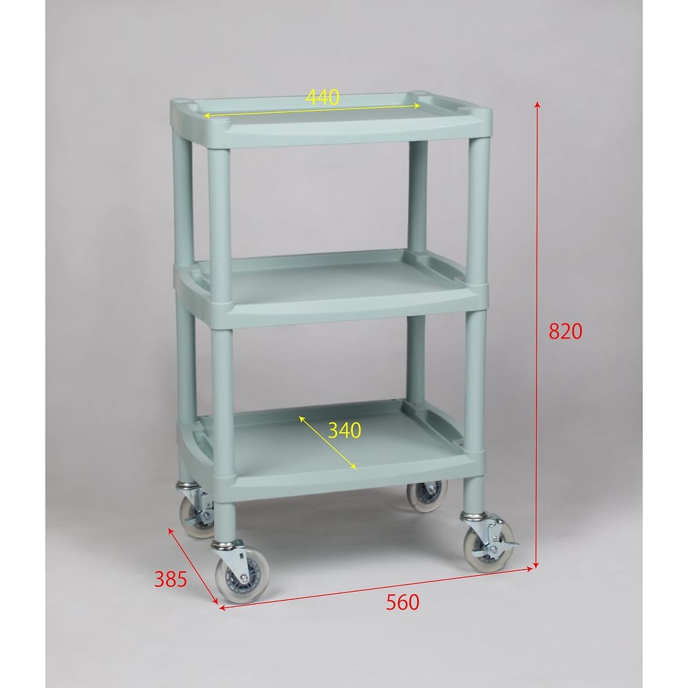 Y101B-S プラスチックワゴン【4-1433-03】