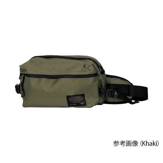 9104 Khaki ウエストバッグ【4-1464-07】