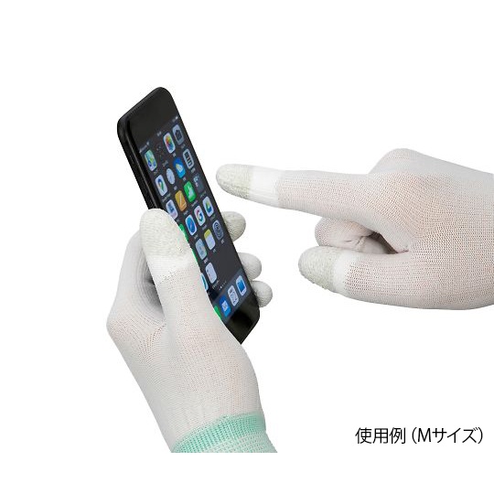 ATタッチパネル対応PU指先コート手袋L【4-1803-03】