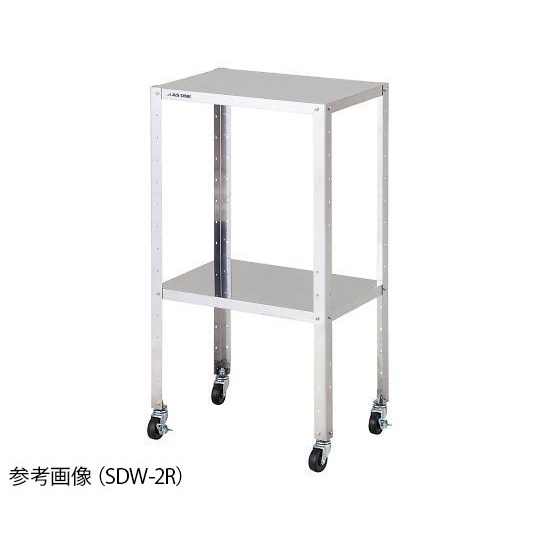 SDW-3L ステンレス製導電ワゴン【4-2089-04】
