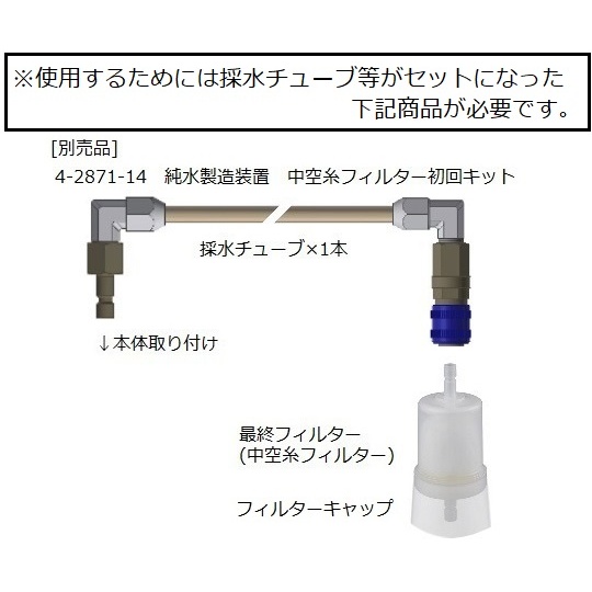 FCK-001交換用中空糸フィルタ【4-2871-13】