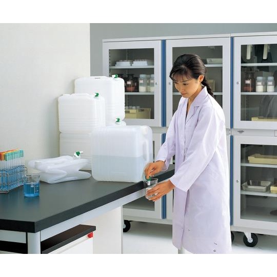 ラボタン ソフト10L活栓付き【4-4036-11】